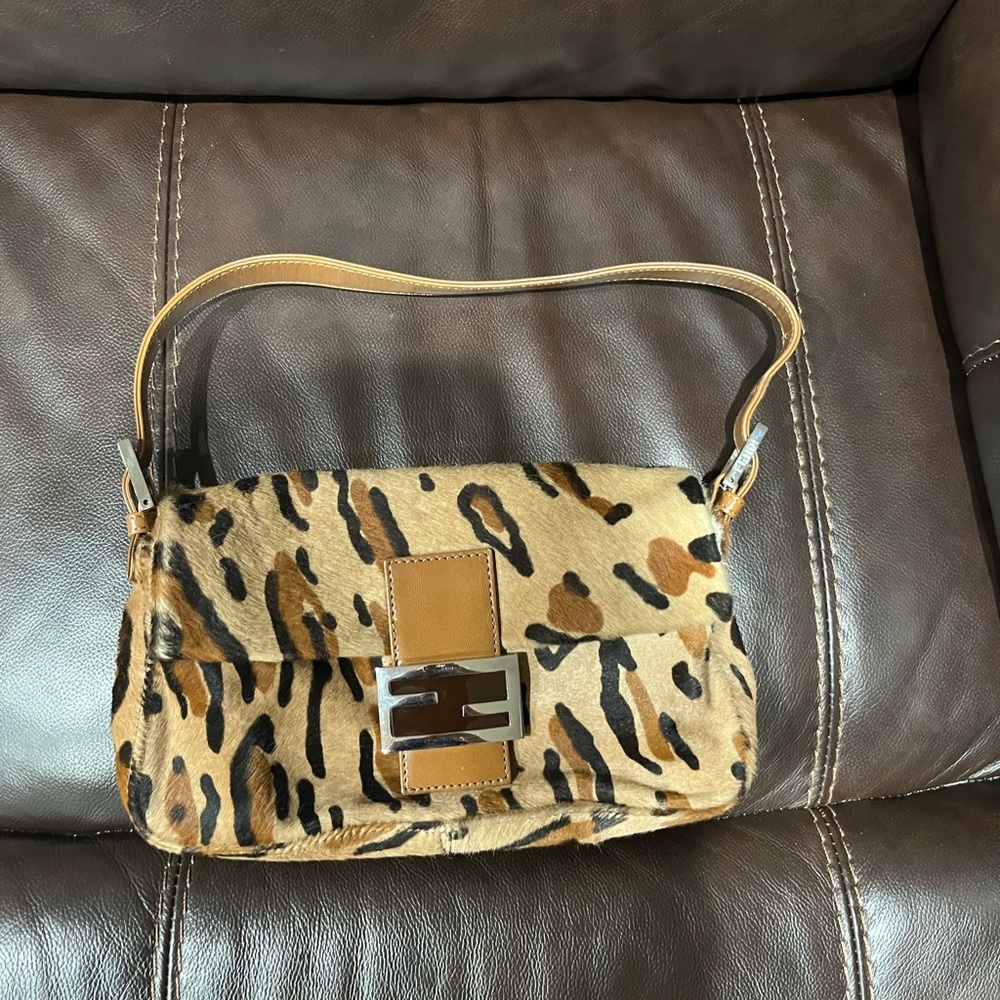 Fendi baguette leopard pony hair - Picture 1 of 13